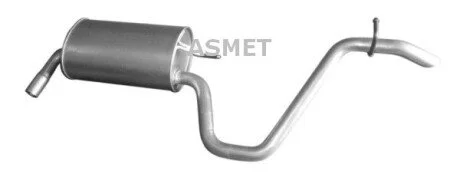 Задний. глушитель,выпускная сист. Asmet 28.014