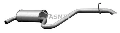 Задний. глушитель,выпускная сист. Asmet 28.018