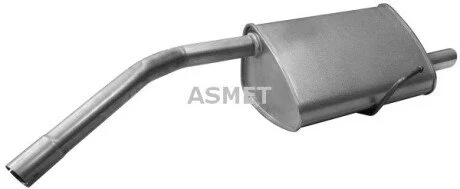 Задний. глушитель,выпускная сист. Asmet 29.005
