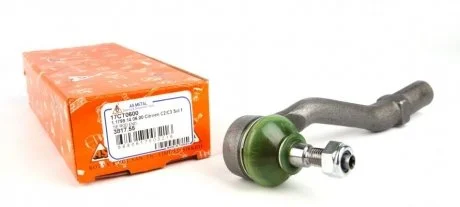 Наконечник рульової тяги Citroen C2/C3 02- Л. ASMETAL 17CT0600