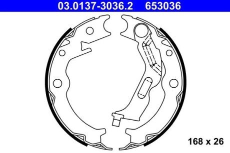 SZCZКKI HAM 03.0137-3036.2 CHEVROLET EPICA 2.0 06-, 2.0D 07-, LACETTI 1.8 05- TYЈ ATE 03013730362