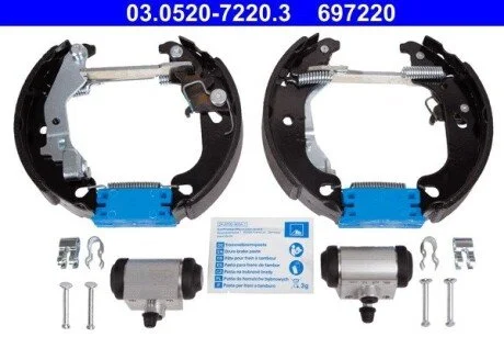 Гальмівні колодки (набір) ATE 03052072203 (фото 1)