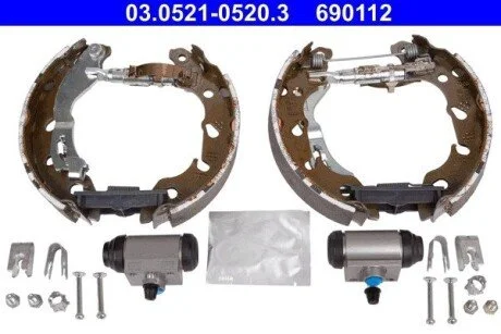 ZESTAW SZCZКK HAM.Z CYLIN. FIAT 500 07- ATE 03052105203