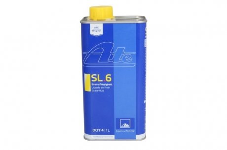 Тормозная жидкость 1л (SL.6 DOT 4) ATE 03990164322 (фото 1)