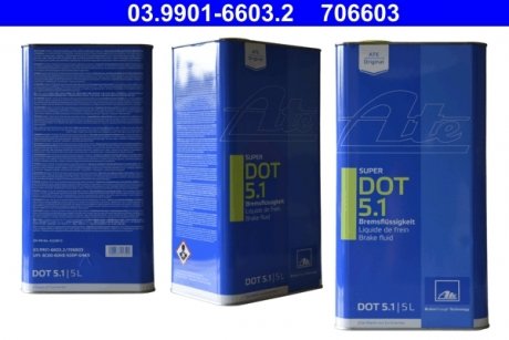 Тормозная жидкость DOT5.1 ATE 03.9901-6603.2 (фото 1)