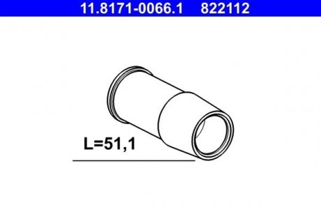 Ремкомплект супорту ATE 11.8171-0066.1