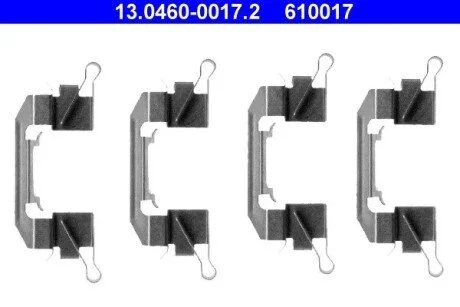 К/т монтажный колодок ATE 13.0460-0017.2