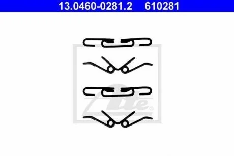 К/т монтажный колодок ATE 13.0460-0281.2
