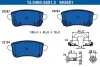 Комплект гальмівних колодок задн, NISSAN JUKE, RENAULT ARKANA I, CAPTUR II, ZOE 1.0-Electric 06.12- ATE 13046026512 (фото 1)