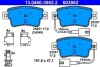 Гальмівні колодки, дискове гальмо (набір) ATE 13046038622 (фото 1)