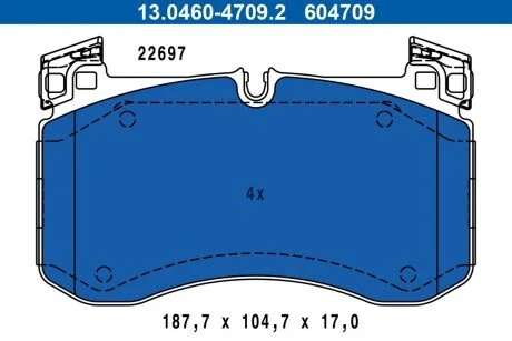 KLOCKI HAM PRZOD ATE 13046047092