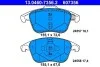 Колодки гальмівні (передні) Citroen C4 04-11/Peugeot 207/308 07-14/208 12-/307 03-09/3008 09-16 ATE 13046073562 (фото 1)