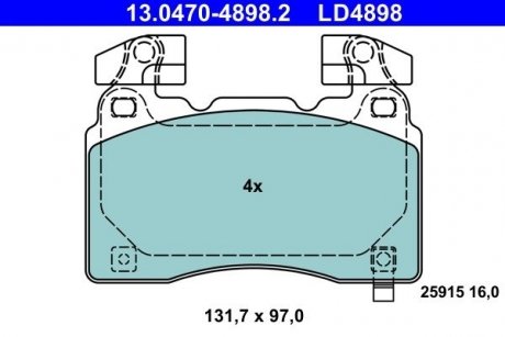 Автозапчасть ATE 13047048982