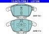 Колодки гальмівні (передні) Citroen C4 04-11/Peugeot 207/308 07-14/208 12-/307 03-09/3008 09-16 ATE 13047073562 (фото 1)