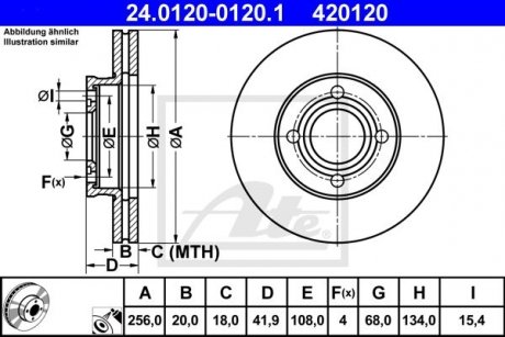 Тормозной диск ATE 24.0120-0120.1 (фото 1)