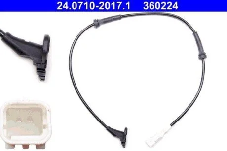ДАТЧИК ABS CITROEN C4 I 04> ПЕРЕД 2.0 HDi ATE 24071020171