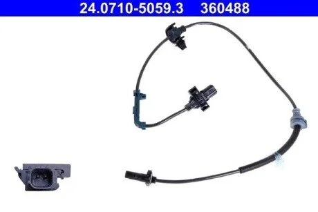 CZUJNIK ABS 24.0710-5059.3 HONDA CR-V III 2.0I 07-, 2.2I CTDI 07-PRZ?D PRAWY ATE 24071050593