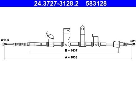 Автозапчасть ATE 24372731282