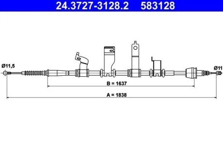 Автозапчасть ATE 24372731282