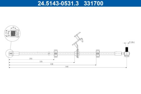 Автозапчасть ATE 24514305313