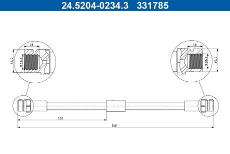 Автозапчасть ATE 24520402343