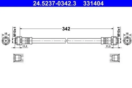 Przewвd hamulcow. ATE 24523703423