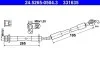 Шланг гальмівний (передній) Toyota Yaris 10- 24526505043