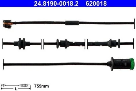 Brake sensor front ATE 24819000182