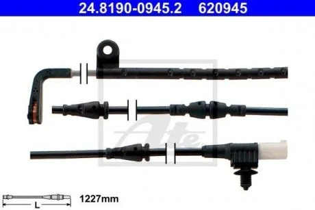 Датчик износа колодок ATE 24.8190-0945.2