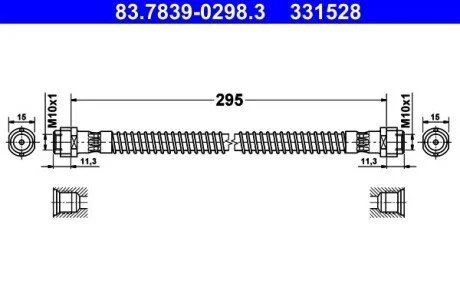 PRZEWУD HAM. PORSCHE 911 ATE 83783902983