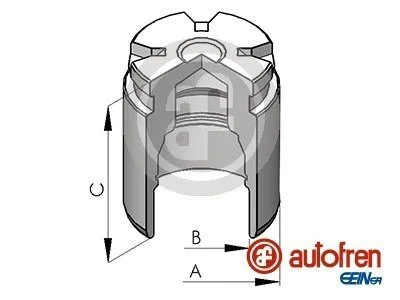 Поршень супорта, NISSAN Almera I 95-/Micra II 92- (30x47mm) AUTOFREN D025116