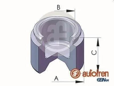 Поршень супорта гальмівного перед. (Sumitomo 45x31,5) Toyota Land Cruiser 100 98- AUTOFREN D025345
