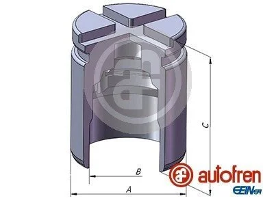 Поршень супорта, Honda Accord VIII 08- (38x47mm) AUTOFREN D025472 (фото 1)