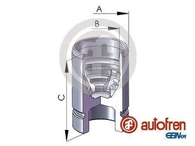 Поршень цилиндра суппорта AUTOFREN D0 25522 (фото 1)