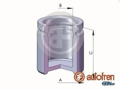 Поршень супорта, BMW 5 (E39/E60)/6 (E64) 96-10 (42x52mm) AUTOFREN D025728