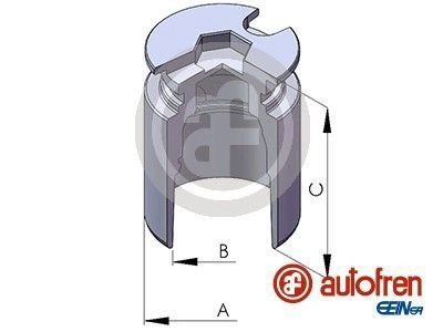 Поршень суппорта, Renault Kangoo 97- (38x51mm) AUTOFREN D025777 (фото 1)