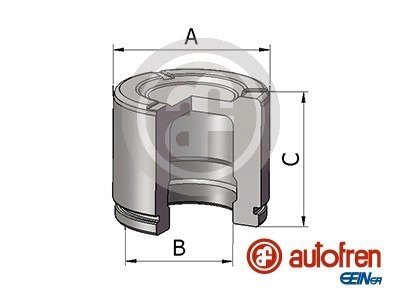 Поршень суппорта, CITROEN Jumpy/PEUGEOT Expert/OPEL Vivaro 16- (66x51mm) AUTOFREN D025785 (фото 1)