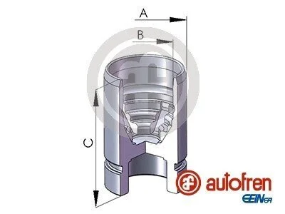 Поршенек супорта зад MAZDA 626/323/MX-6 (30x45,5) 89-04 SEINSA AUTOFREN D02589