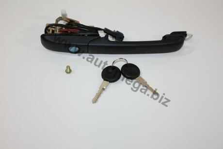 Ручка дверна (з ключом) передня лiва з центральним замком VW Passat 94- AUTOMEGA 100021710 (фото 1)