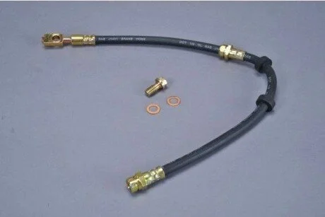 Шланг гальмiвний передній лв/пр 555mm Seat Cordoba/ Ibiza 02-09 Skoda Fabia/ Roomster 00- VW Fox/ Polo 99- AUTOMEGA 120025810