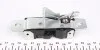 Замок дверей (боковий/зверху)/R) MB Sprinter/VW Crafter 06- AUTOTECHTEILE 100 7314 (фото 3)