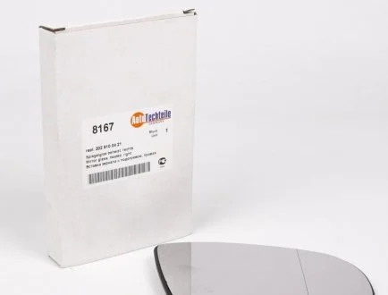Вкладиш дзеркала (з підігрівом) MB (W210) (R) (8167) AUTOTECHTEILE 100 8167