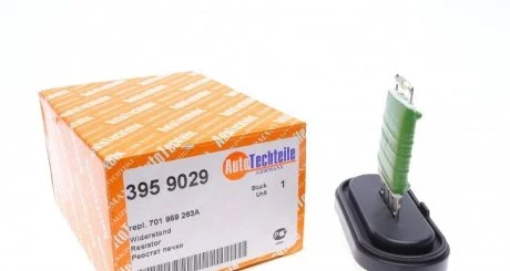 Фото 1 - реостат пічки AUTOTECHTEILE 395 9029 Реостат пічки AUTOTECHTEILE 395 9029 (фото 1)