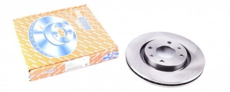 Тормозной диск (передний) Citroen Berlingo/Peugeot Partner 01- (266x22) (+ESP) AUTOTECHTEILE 504 0007