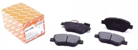Фото колодки гальмівні, передні AUTOTECHTEILE 504 0166 Колодки гальмівні, передні AUTOTECHTEILE 504 0166