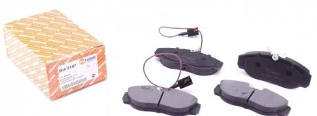 Колодки тормозные (передние) Fiat Ducato 94-02 AUTOTECHTEILE 504 0187 (фото 1)