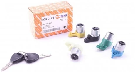 Сердцевина замка Renault Kangoo 97- (к-кт 5шт.) AUTOTECHTEILE 505 0170 (фото 1)