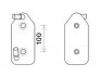 Масляний радіатор (алюміній) AUDI A3, SEAT IBIZA II, LEON, TOLEDO II, SKODA OCTAVIA I, VW BORA, BORA I, GOLF IV, JETTA II, NEW BEETLE, POLO, POLO III CLASSIC 1F-RP 01.84-12.13 AI3356