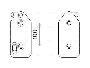 Радиатор масляный КПП Audi A3 (97-)/Seat Ibiza (99-)/Skoda Octavia (97-)/WV Golf AVA COOLING AI3356