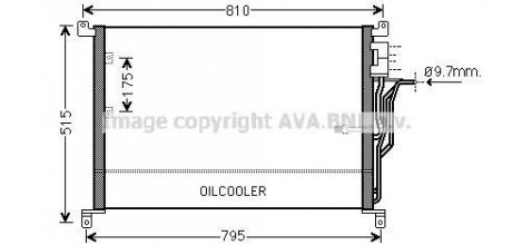 Радіатор кондиціонера AVA COOLING AI5301 (фото 1)